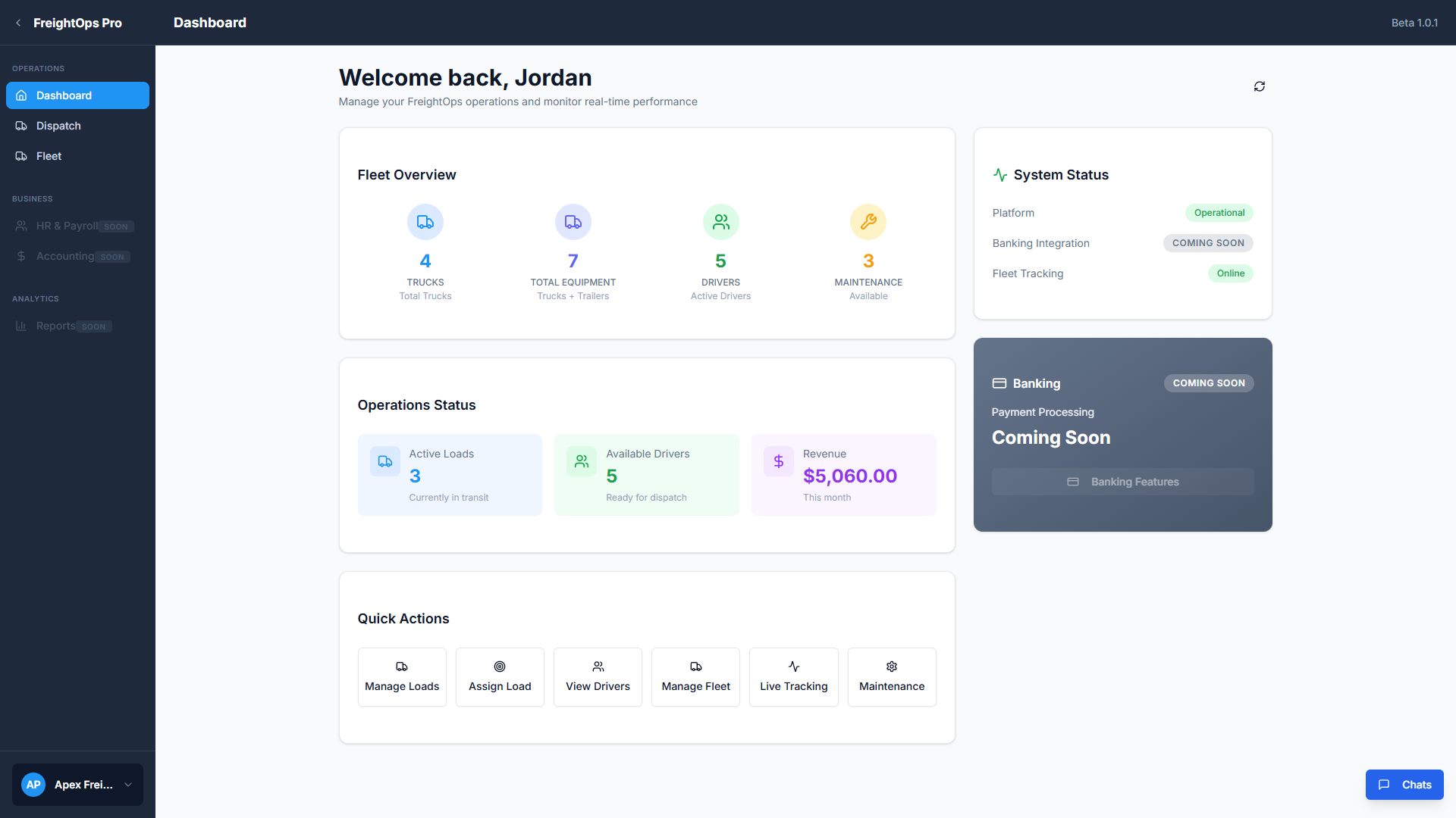 FreightOps preview 1