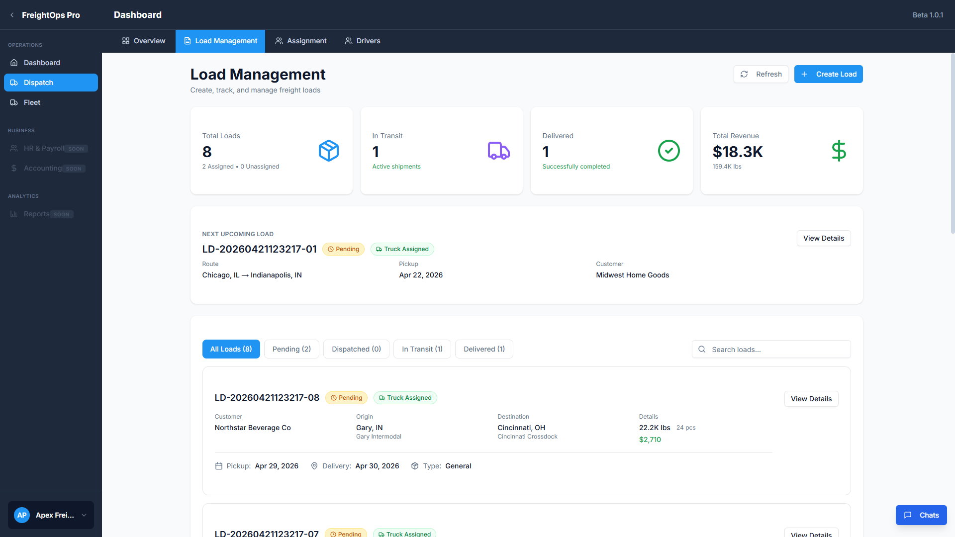 FreightOps preview 3